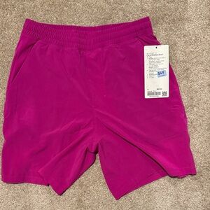Lululemon Athletica Pink Pace Breaker 7” Inseam Linerless Shorts NWT